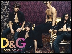 jeans, koszule, mężczyźni, Dolce And Gabbana, spodnie